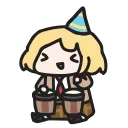 🥁 emoji Hololive Animated | @KyouinArchive Telegram sticker 6 of 9