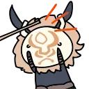 Sticker from Genshin Impact Animated | @KyouinArchive