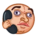 📞 emoji 'Memes | @iStickerLand, Telegram sticker 9 of 50
