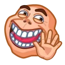 🤗 emoji 'Memes | @iStickerLand, Telegram sticker 10 of 50