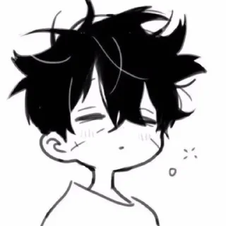 💥 emoji Anime boy @hukagenaruto Telegram sticker 8 of 47