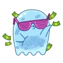 😎 emoji Зелёная птичка @Stickersnew Telegram sticker 18 of 23