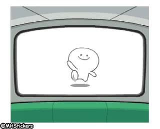 👋 emoji @MHStickers Spoiled Rabbit Only Smile Person Telegram sticker 24 of 25