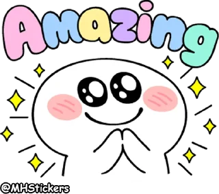 😍 emoji @MHStickers Spoiled Rabbit Smile Person Kind Words Telegram sticker 16 of 41