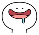 😀 emoji Spoiled Rabbit Smile Person Face Telegram sticker 6 of 41