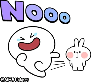 😫 emoji @MHStickers Spoiled Rabbit Smile Person 3 Telegram sticker 3 of 41