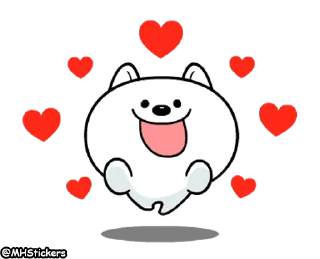 😍 emoji @MHStickers Spoiled Rabbit Only Smile Person Telegram sticker 12 of 25