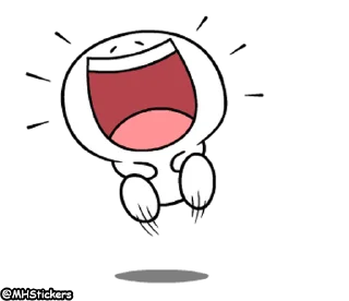 🤣 emoji @MHStickers Spoiled Rabbit Only Smile Person Telegram sticker 11 of 25