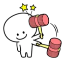 💢 emoji Spoiled Rabbit Smile Person Telegram sticker 19 of 41