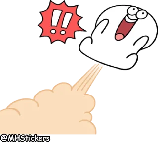 😲 emoji @MHStickers Spoiled Rabbit Smile Person 3 Telegram sticker 15 of 41
