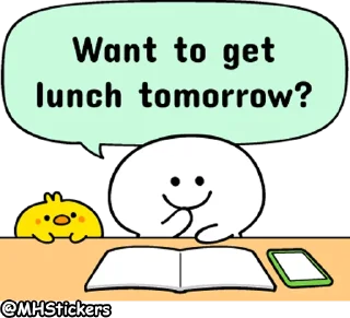 🤔 emoji @MHStickers Spoiled Rabbit Message Smile Person Telegram sticker 16 of 25