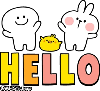 ✋ emoji @MHStickers Spoiled Rabbit Smile Person 3 Telegram sticker 1 of 41