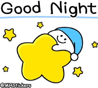 Sticker from @MHStickers Spoiled Rabbit Smile Person Kind Words