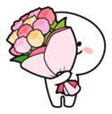 💐 emoji Spoiled Rabbit Smile Person 2 Telegram sticker 10 of 41