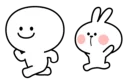 🏃 emoji Spoiled Rabbit Smile Person Telegram sticker 9 of 41