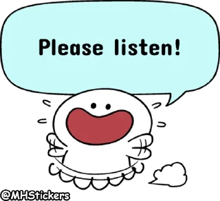 😫 emoji @MHStickers Spoiled Rabbit Message Smile Person Telegram sticker 17 of 25