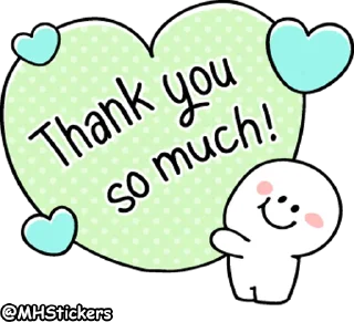 ❤️ emoji @MHStickers Spoiled Rabbit Smile Person Kind Words Telegram sticker 14 of 41