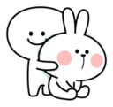 😊 emoji Spoiled Rabbit Smile Person Telegram sticker 7 of 41