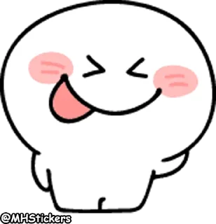 Sticker from @MHStickers Spoiled Rabbit Smile Person Emoji 2