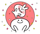 🎊 emoji Spoiled Rabbit Smile Person Telegram sticker 18 of 41