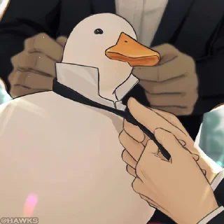 🦆 emoji 🦆 Mafia Duck [@TodorokiShouto] Telegram sticker 17 of 45