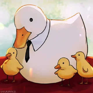 🦆 emoji 🦆 Mafia Duck [@TodorokiShouto] Telegram sticker 19 of 45
