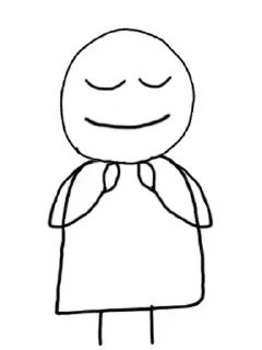 🧘‍♂️ emoji Un-unimpressed by @scribbler Telegram sticker 8 of 13