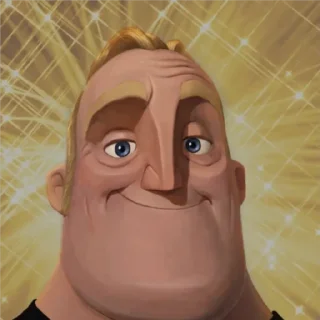 Sticker from Mr. Incredible (Un)canny