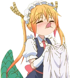 😋 emoji Kobayashi Telegram sticker 10 of 83
