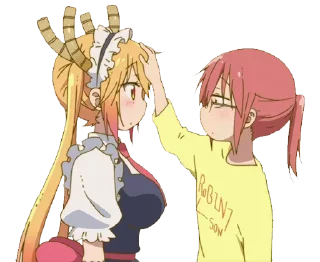 ✋ emoji Kobayashi Telegram sticker 16 of 83
