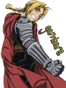 😬 emoji Edward Elric .saku Telegram sticker 18 of 120