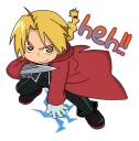 😏 emoji Edward Elric .saku Telegram sticker 5 of 120
