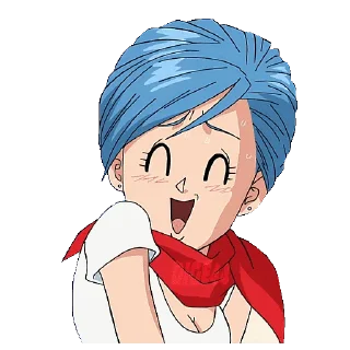 😁 emoji @STIKERFORALL 🇮🇹BULMA Telegram sticker 20 of 35