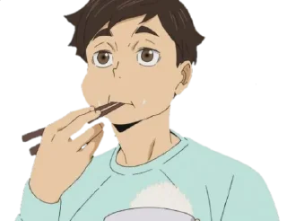 😐 emoji Atsumu Miya pt.3 by @autisticstarplatinumzawarudo Telegram sticker 9 of 90