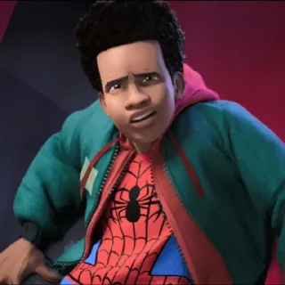 🕷 emoji Spider-Man Into The Spiderverse @NotAClue Telegram sticker 24 of 120