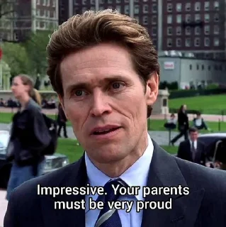 Sticker from Spider-Man quotes @NotAClue