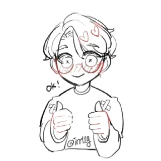 👍 emoji Identity v 三三ᕕ( ᐛ )ᕗ @kiddos_Stickers Telegram sticker 12 of 90