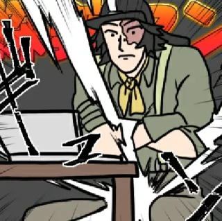 😳 emoji Identity v 三三ᕕ( ᐛ )ᕗ @kiddos_Stickers Telegram sticker 18 of 90