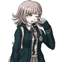 😴 emoji Nanami Chiaki Telegram sticker 6 of 21
