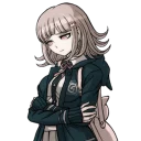 😔 emoji Nanami Chiaki Telegram sticker 16 of 21