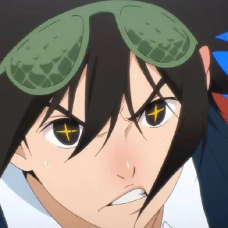😠 emoji Jin Mori @StickersofAnime Telegram sticker 9 of 120