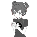 😳 emoji Izumi @Nekostickerss Telegram sticker 8 of 107