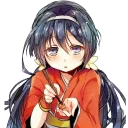 😚 emoji Izumi @Nekostickerss Telegram sticker 21 of 107