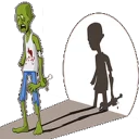 Sticker from Halloween Zombie