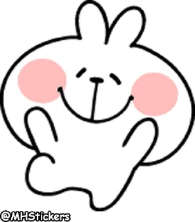 Sticker from @MHStickers Spoiled Rabbit Emoji 2