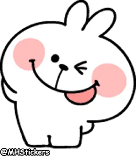 Sticker from @MHStickers Spoiled Rabbit Emoji 2