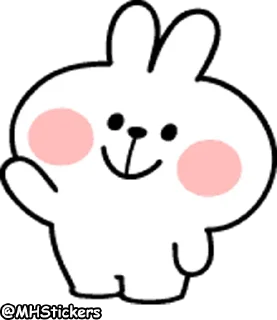 Sticker from @MHStickers Spoiled Rabbit Emoji 2