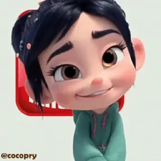 Sticker from Vanellope ☺️ @MochaStickers