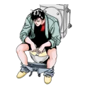 😣 emoji City hunter Telegram sticker 17 of 40