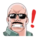 😦 emoji City hunter Telegram sticker 20 of 40